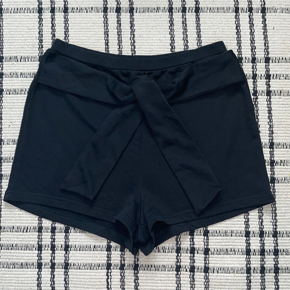 Black stretchy shorts